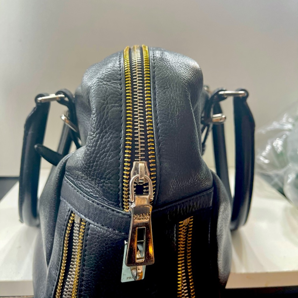 PRADA Milano Zipper Tote Bag